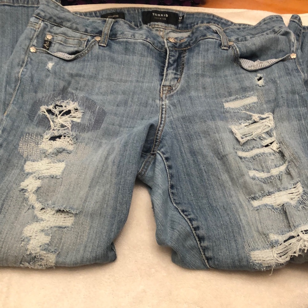 Torrid blue jeans